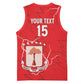 Custom Equatorial Guinea Football Basketball Jersey Go Champions - Red Version LT15
