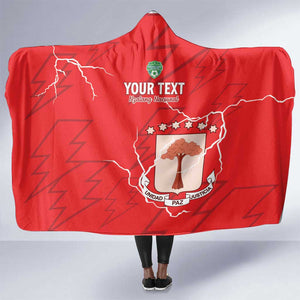 Custom Equatorial Guinea Football Hooded Blanket Go Champions - Red Version