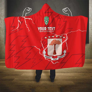 Custom Equatorial Guinea Football Hooded Blanket Go Champions - Red Version