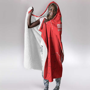 Custom Equatorial Guinea Football Hooded Blanket Go Champions - Red Version