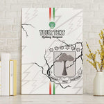 Custom Equatorial Guinea Football Canvas Wall Art Go Champions - White Version