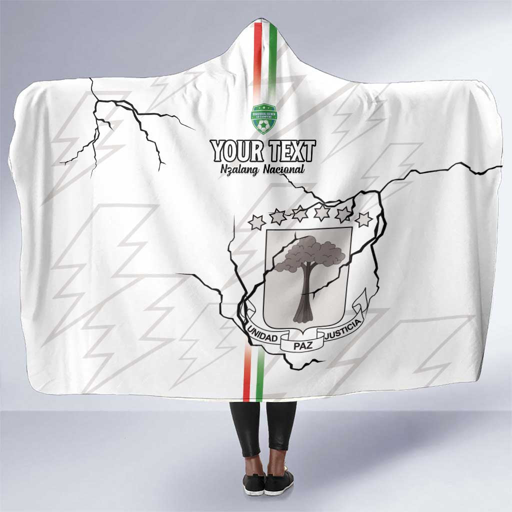 Custom Equatorial Guinea Football Hooded Blanket Go Champions - White Version