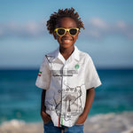 Custom Equatorial Guinea Football Kid Hawaiian Shirt Go Champions - White Version