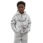 Custom Equatorial Guinea Football Kid Hoodie Go Champions - White Version