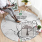 Custom Equatorial Guinea Football Round Carpet Go Champions - White Version