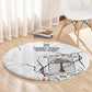 Custom Equatorial Guinea Football Round Carpet Go Champions - White Version