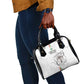 Custom Equatorial Guinea Football Shoulder Handbag Go Champions - White Version