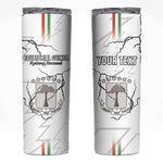 Custom Equatorial Guinea Football Skinny Tumbler Go Champions - White Version
