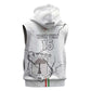 Custom Equatorial Guinea Football Sleeveless Hoodie Go Champions - White Version - African Pride