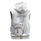 Custom Equatorial Guinea Football Sleeveless Zip Hoodie Go Champions - White Version - African Pride