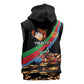 Personalized Eritrea Martyrs Day Sleeveless Zip Hoodie Candlelight Vigil Remembering Our Heroes - African Pride
