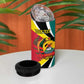 Personalized Mozambique Independence Day 4 in 1 Can Cooler Tumbler Coat Of Arms - Flag Style