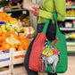 Happy Madagasikara Independence Day Grocery Bag Ring-Tailed Lemur With Seal