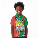 Happy Madagasikara Independence Day Kid Polo Shirt Ring-Tailed Lemur With Seal