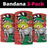 Happy Madagasikara Independence Day Neck Gaiter Ring-Tailed Lemur Seal LT15