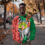 Happy Madagasikara Independence Day Sweatshirt Ring-Tailed Lemur With Seal
