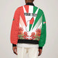 Personalized Madagasikara Bomber Jacket Seal With Poinciana