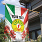 Personalized Madagasikara Garden Flag Seal With Poinciana