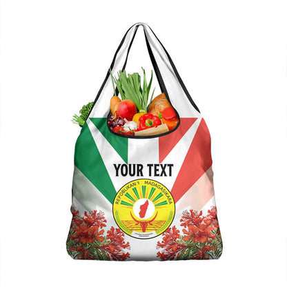 Personalized Madagasikara Grocery Bag Seal With Poinciana