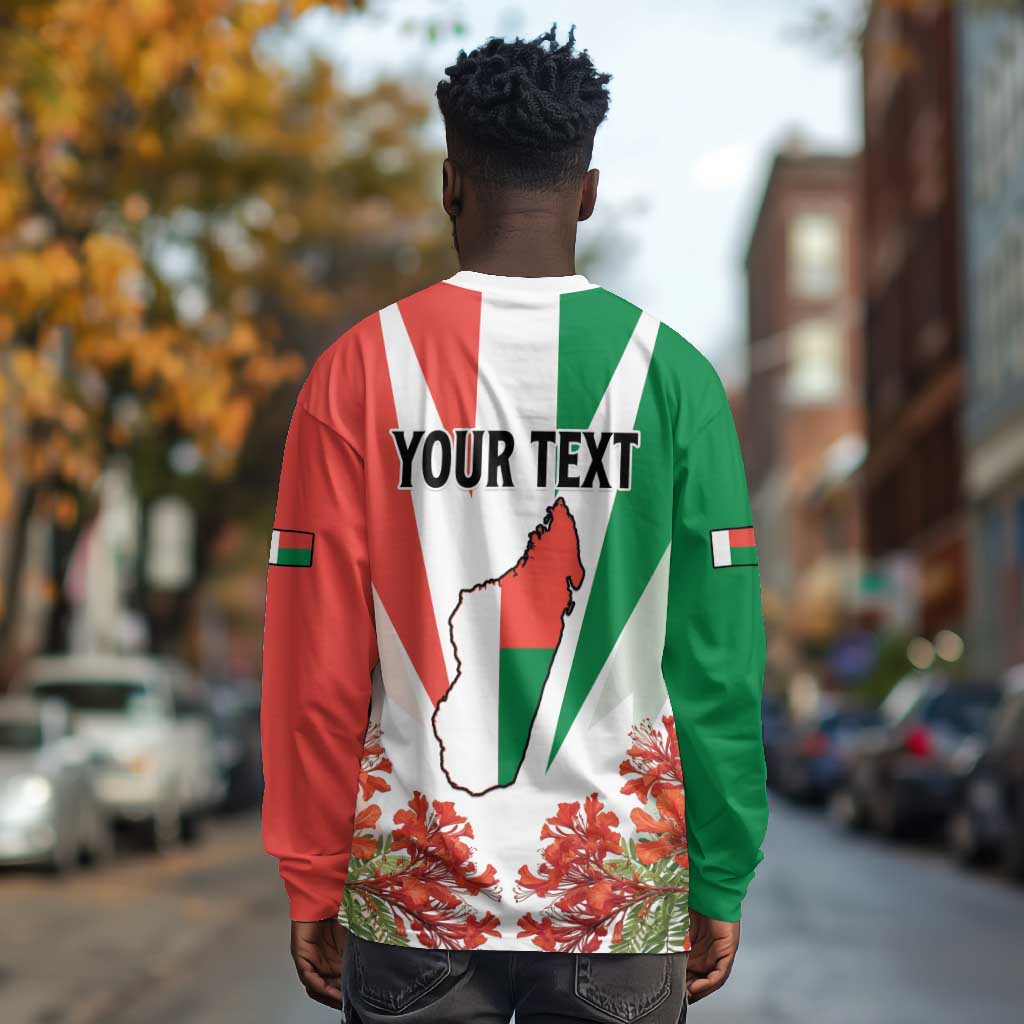 Personalized Madagasikara Long Sleeve Shirt Seal With Poinciana