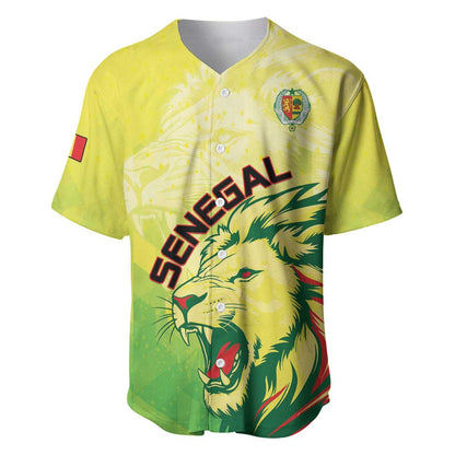 Custom Senegal Lions of Teranga Baseball Jersey Rise to Glory