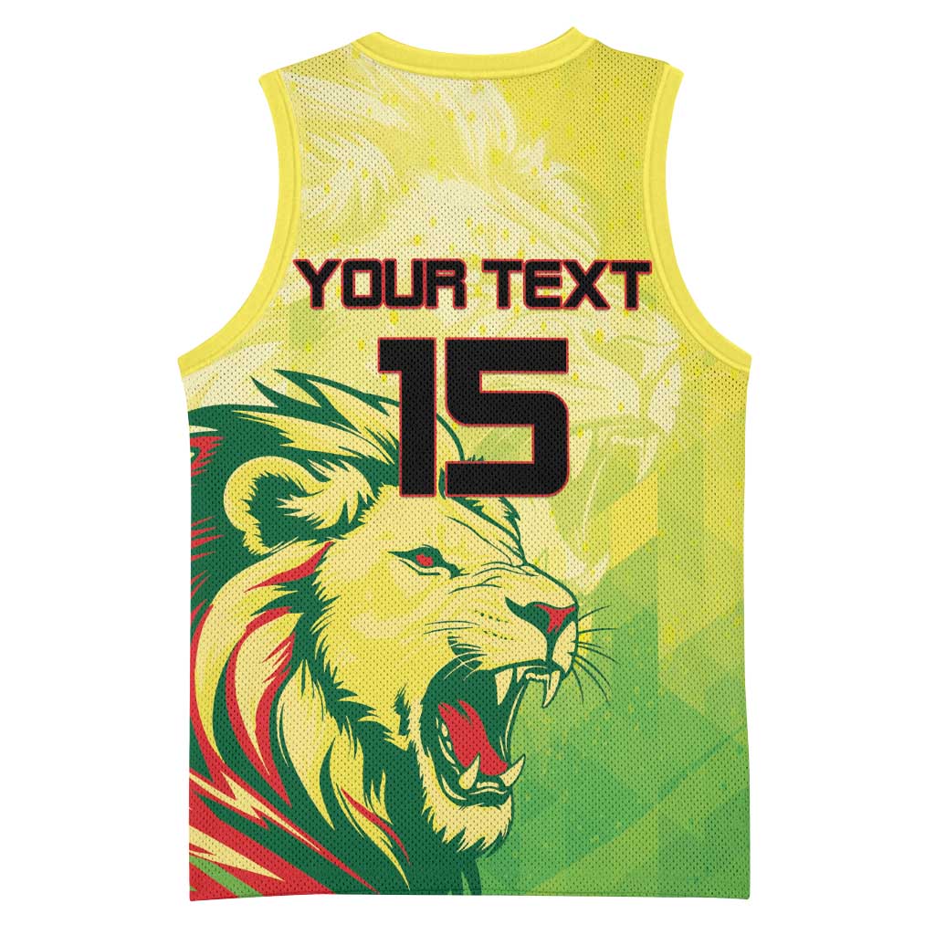 Custom Senegal Lions of Teranga Basketball Jersey Rise to Glory