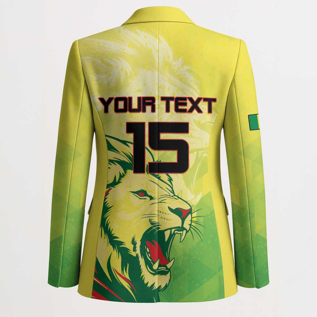 Custom Senegal Lions of Teranga Blazer Rise to Glory