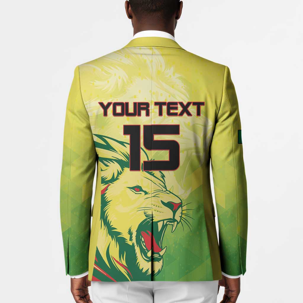 Custom Senegal Lions of Teranga Blazer Rise to Glory
