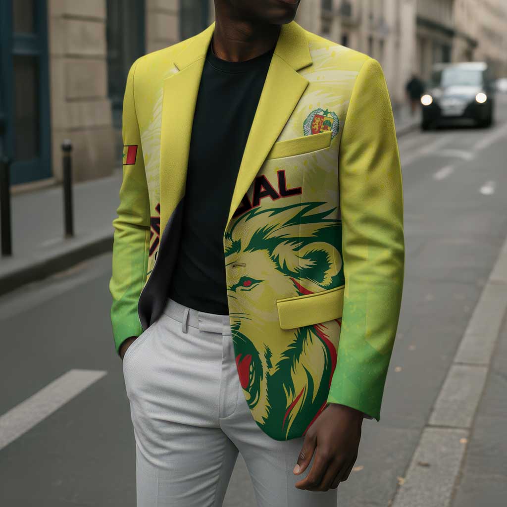 Custom Senegal Lions of Teranga Blazer Rise to Glory