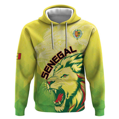 Custom Senegal Lions of Teranga Hoodie Rise to Glory