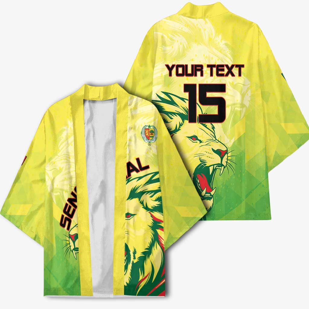Custom Senegal Lions of Teranga Kimono Rise to Glory