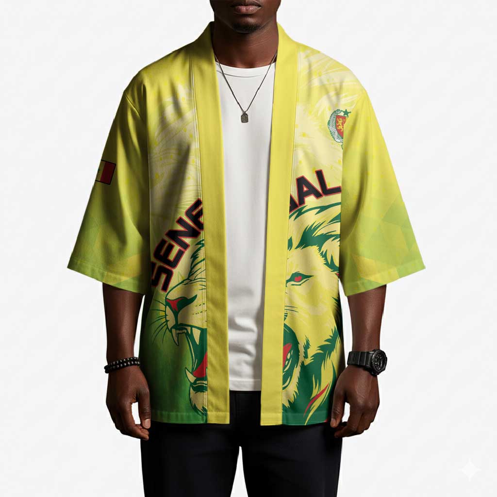 Custom Senegal Lions of Teranga Kimono Rise to Glory