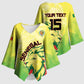 Custom Senegal Lions of Teranga Kimono Sleeve Blouse Rise to Glory