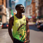Custom Senegal Lions of Teranga Men Tank Top Rise to Glory