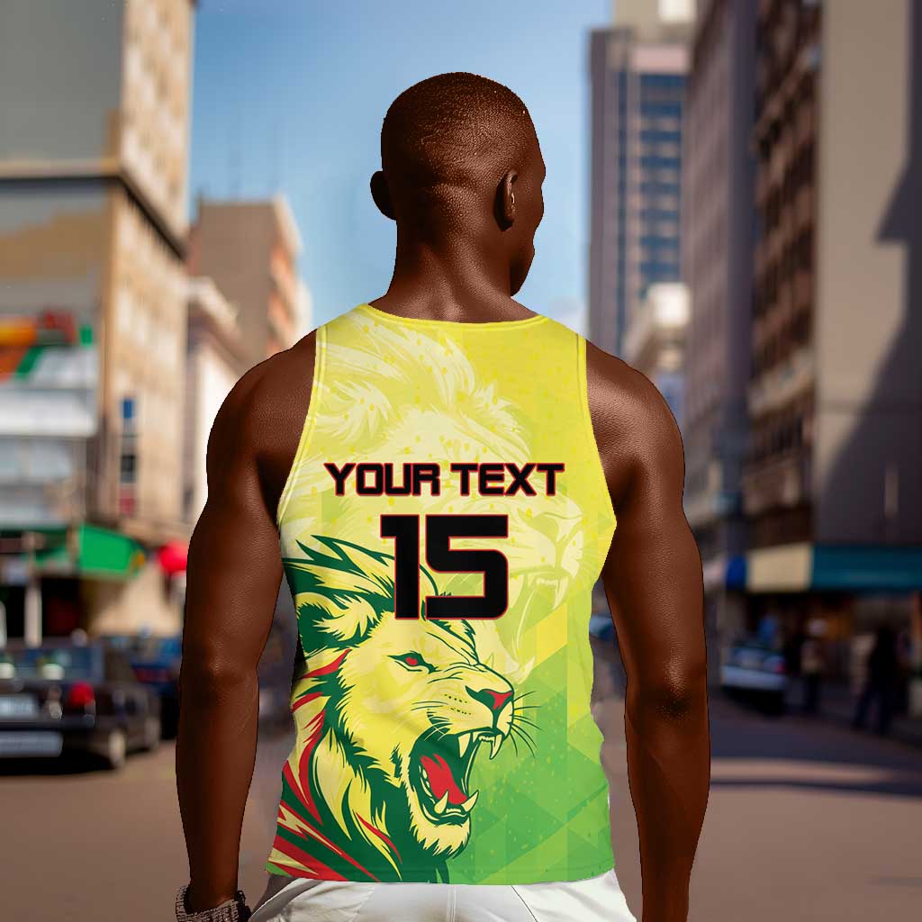 Custom Senegal Lions of Teranga Men Tank Top Rise to Glory