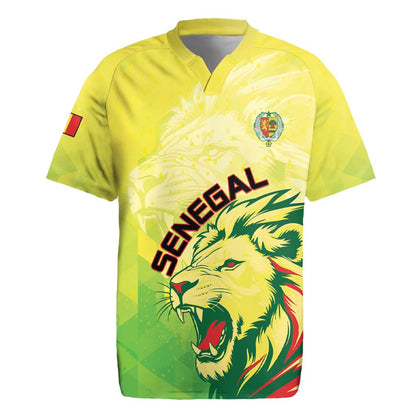 Custom Senegal Lions of Teranga Rugby Jersey Rise to Glory