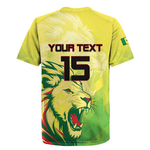 Custom Senegal Lions of Teranga Rugby Jersey Rise to Glory