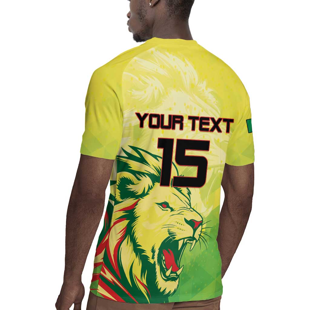 Custom Senegal Lions of Teranga Rugby Jersey Rise to Glory