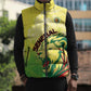 Custom Senegal Lions of Teranga Sleeveless Puffer Jacket Rise to Glory