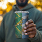South Africa and Argentina Rugby Personalised 4 in 1 Can Cooler Tumbler Sporty Style