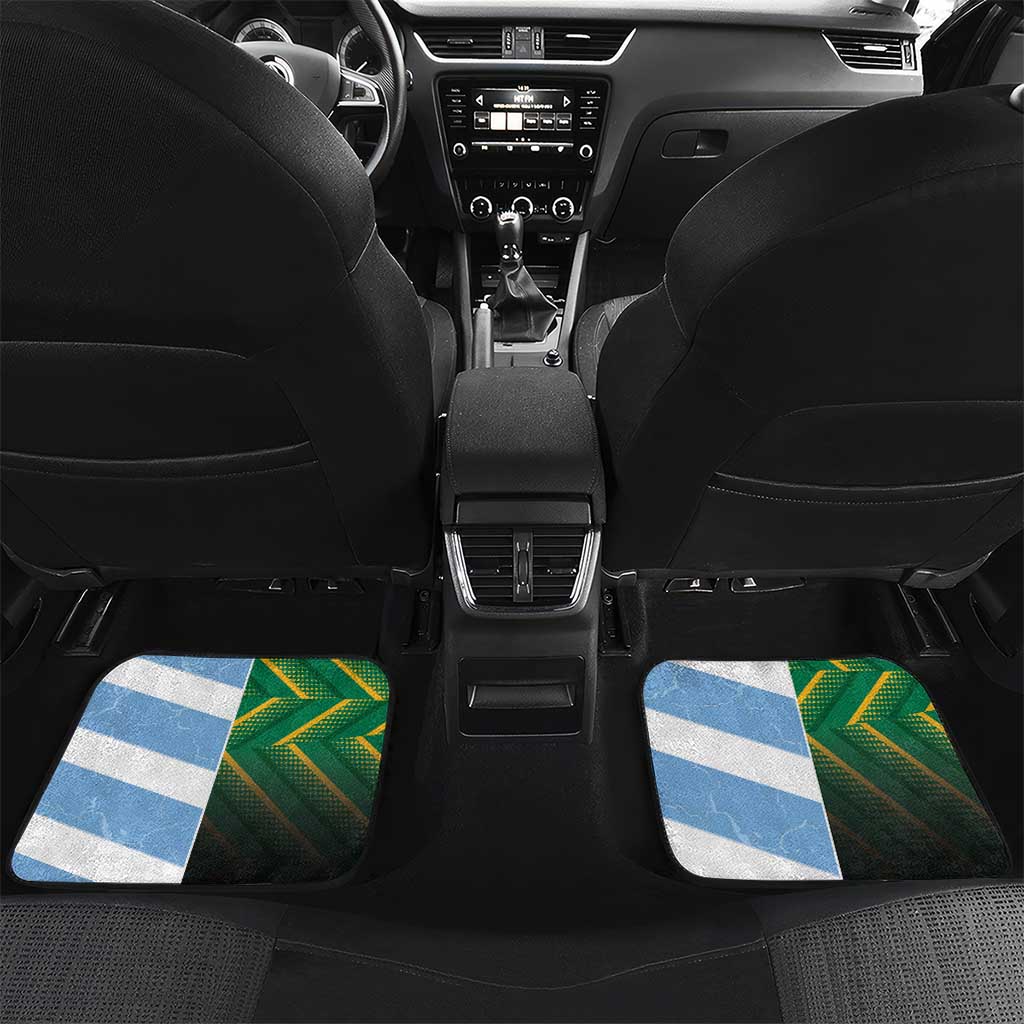 South Africa and Argentina Rugby Car Mats Sporty Style