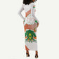 Personalized Happy Jamhuriyar Nijar Independence Day Long Sleeve Bodycon Dress Coat Of Arm With Niger Map