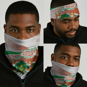 Happy Jamhuriyar Nijar Independence Day Neck Gaiter Coat Of Arm Niger Map LT15