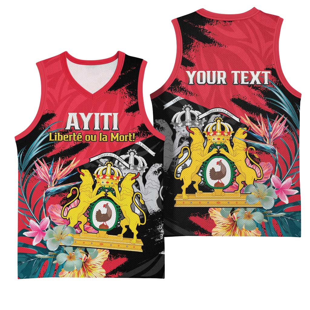 Personalized First Empire of Haiti 1804-1806 Basketball Jersey Liberté ou la Mort! LT15