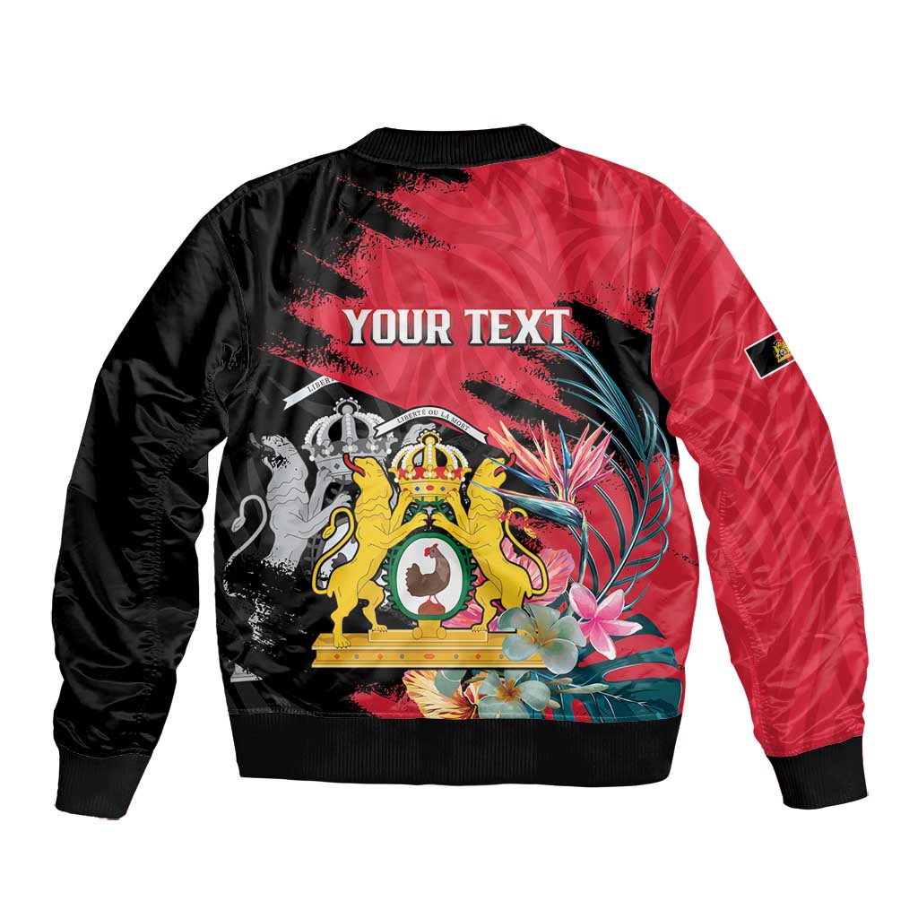 Personalized First Empire of Haiti 1804-1806 Bomber Jacket Liberté ou la Mort!