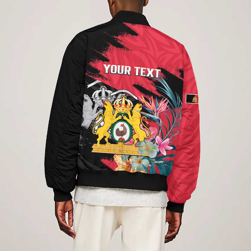 Personalized First Empire of Haiti 1804-1806 Bomber Jacket Liberté ou la Mort!