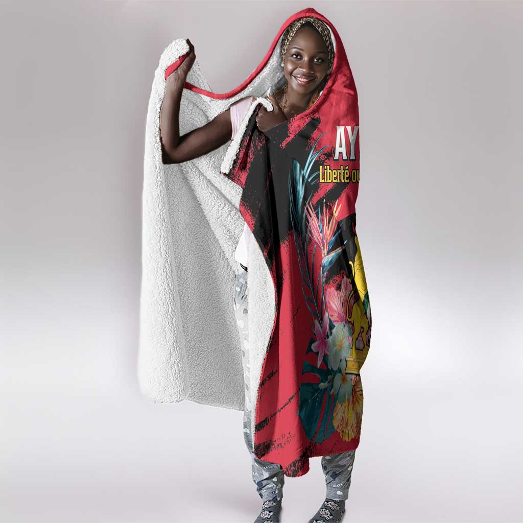 First Empire of Haiti 1804-1806 Hooded Blanket Liberté ou la Mort!