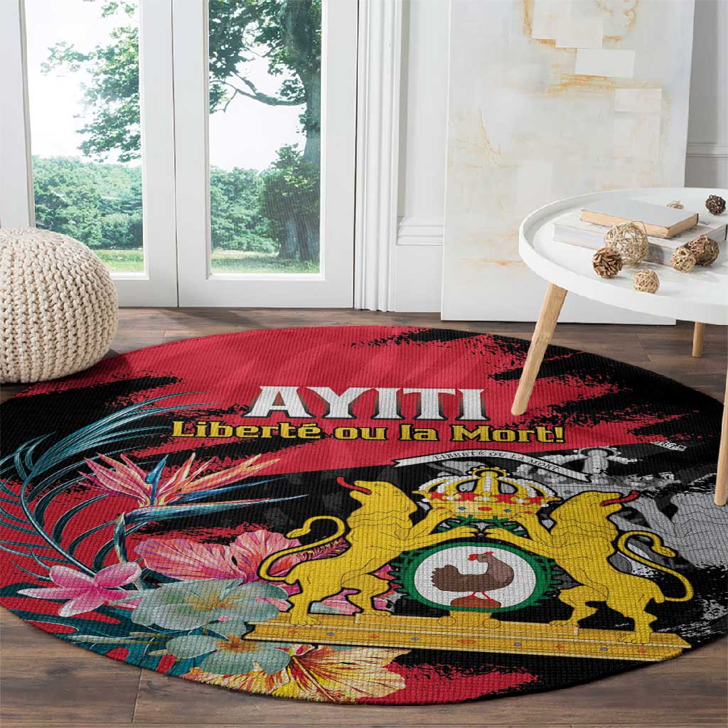 First Empire of Haiti 1804-1806 Round Carpet Liberté ou la Mort!