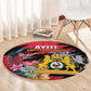 First Empire of Haiti 1804-1806 Round Carpet Liberté ou la Mort!