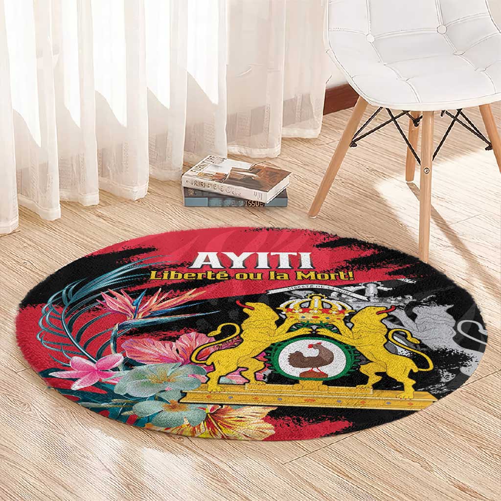 First Empire of Haiti 1804-1806 Round Carpet Liberté ou la Mort!